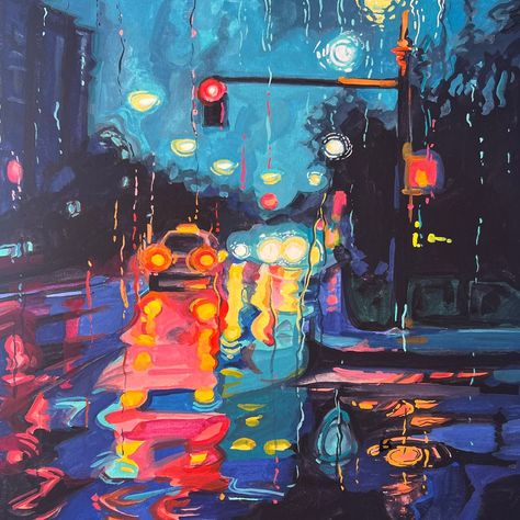 * SOLD * One of my favorite things about rainy nights is the sound of tires on wet pavement and the swish of windshield wipers! Daily Painting Just posted in my online store (KateBirchArt.com) Link in bio! Gouache on paper Paper size 10x10 inches with small white border $475 #gouachepainting #stilllifepainting #artistsoninstagram #painteveryday #colorfulart #gouache #dailypainting #dailyart #utahartist #makearteveryday #gouacheartist #art #painting #illustration #illustrationartist #ar... Wet Pavement, Stone Path, Rainy Night, Daily Painting, When It Rains, Illustration Artists, Paper Paper, Gouache Painting, Windshield Wipers