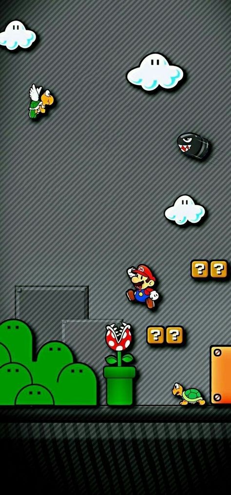 Mario Iphone Wallpaper, Mario Screensaver, Gamer Aesthetic Wallpaper, Mario Wallpaper Aesthetic, Mario Wallpaper Iphone, Super Mario Bros Wallpaper, Mario Bros Wallpaper, Super Mario Wallpaper, Wallpaper Nintendo