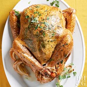 Cilantro-Lime Rubbed Turkey Cooking A Stuffed Turkey, Turkey Rub, Juicy Turkey, Turkey Brine Recipes, Golden Skin, Roast Turkey Recipes, Turkey Brine, Brine Recipe, Whole Turkey