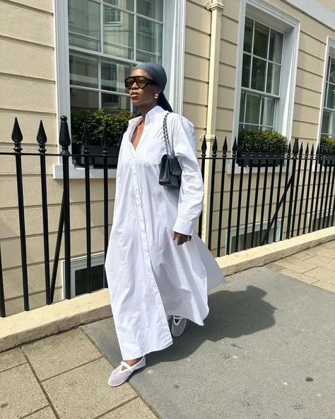 Shirt Dress Outfit Classy, Big Gowns, Long White Summer Dress, Kelly Outfit, Hamptons Aesthetic, Elegant Summer Dresses, Shirt Dress Outfit, European Summer Outfits, Ethnic Chic