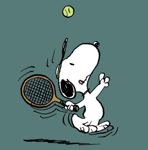 Cute Tennis Wallpapers, Pickleball Wallpaper, Tennis Cartoon, Snoopy Tennis, Tennis Drawing, Tennis Wallpaper, Peanuts Wallpaper, Awesome Boy, Baby Snoopy