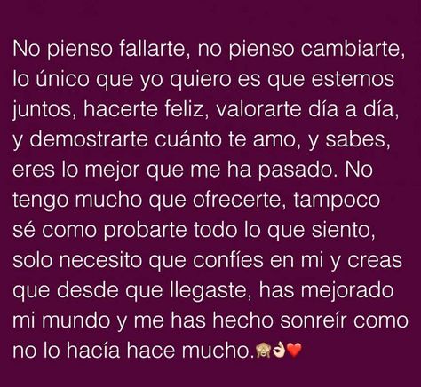 Good Morning In Spanish, Love Texts For Him, Paragraphs For Him, Cute Spanish Quotes, Romantic Book Quotes, Message For Boyfriend, Cute Texts For Him, Rare Words