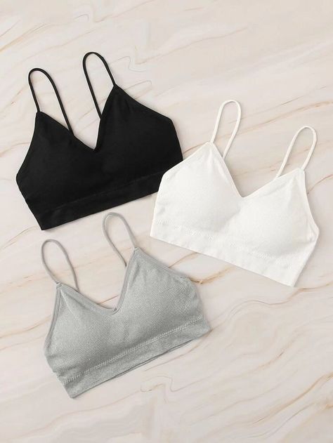 Inner Wear For Women, Knit Bra, Sports Wear Women, Comfy Bra, Cute Bras, Cute Comfy Outfits, Girls Fashion Clothes, Teen Fashion Outfits, Bra Set