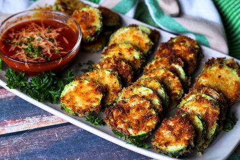 Fried Zucchini Recipe | Just A Pinch Recipes Fried Zucchini Recipes, Fried Squash, Keto Veggies, Savory Sides, Fried Zucchini, Zucchini Recipe, Zucchini Squash, Zucchini Chips, Just A Pinch Recipes