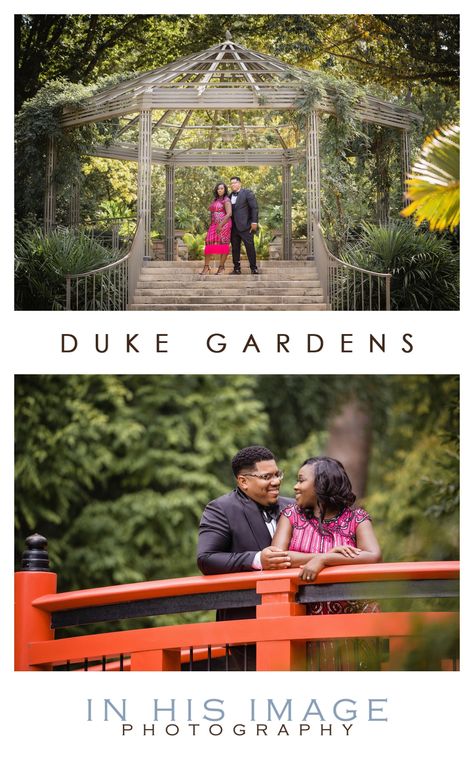 A formal Duke Gardens engagement session. In His Image Photography is a preferred photographer at Sarah P. Duke Gardens for weddings, engagements, bridal, and family sessions. #engagement #engagementromantic #engagementinspiration #emotionalphotography #engagementphotography #couplesphotography #engaged Duke Gardens, Wedding Venues North Carolina, In His Image, Garden Engagement, Bridal Pictures, Indoor Ceremony, Emotional Photography, Duke University, Family Sessions