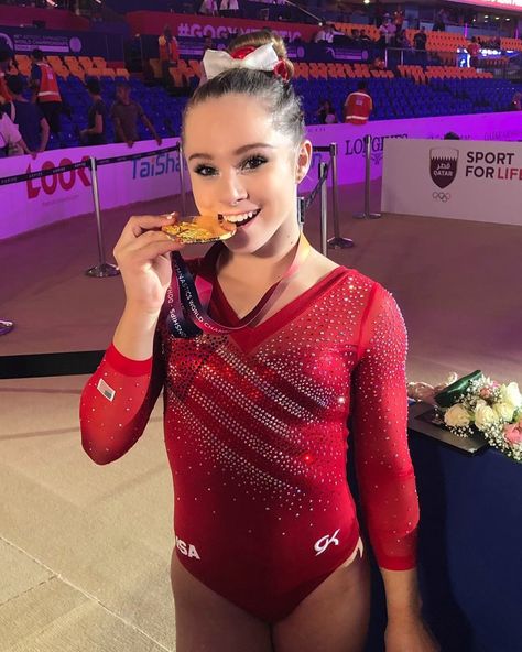 Ragan Smith, Gold Medal, The Cutest, Gymnastics, Christmas Sweaters, Every Day, Crop Tops, Celebrities, Women's Top