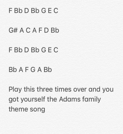 #theaddamsfamily #emo #piano #horror #creepy #easypiano Addams Family Piano Easy, Addams Family Piano, Viola Notes, Keyboard Songs, Flute Songs, Piano Songs Chords, Flute Notes, Piano Music With Letters, The Adams Family