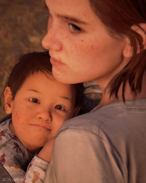 Jj Tlou, Ellie And Jj, Tlou 2 Ellie, Farm Ellie, Lost Of Us, The Last Of Us Series, Boba Bear, Ellie Fanning, Ellie And Joel