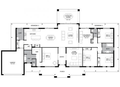 Mojo Homes, Acreage Homes, Camp Room, Live Passionately, Grandma House, House Plans Australia, Floor Planning, Kitchen Window Design, Simple Floor Plans