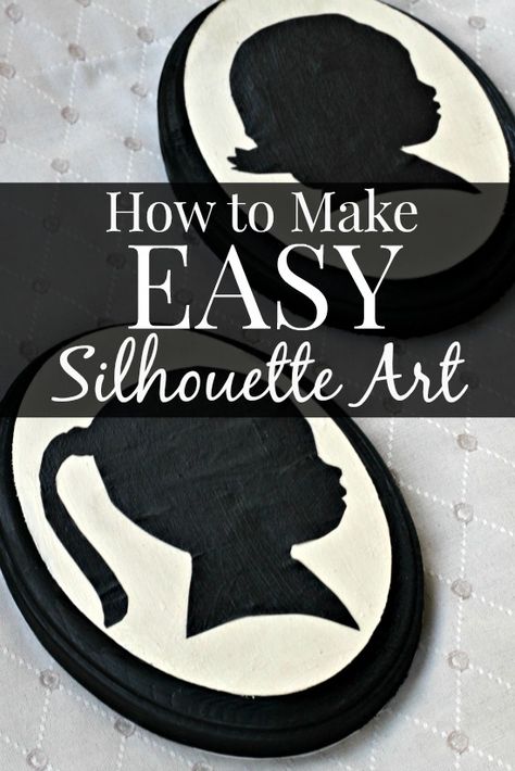 Silhouette Art People, Silhouette Art Stencils, Portrait Art Tutorial, Silhouette Face, Diy Silhouette, Silhouette Head, Silhouette Decor, Kids Silhouette, 2024 Art