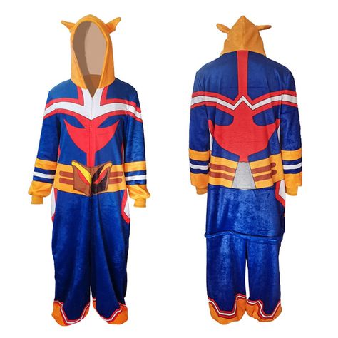 Pijama Anime, Mha All Might, All Might Cosplay, Cute Onesies, My Hero Academia Cosplay, Warm Pajamas, Pajama Suit, All Might, Anime Cosplay Costumes