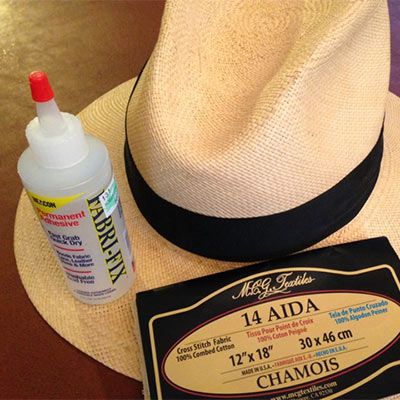 Chamois cloth and clear drying glue for straw hat repair. How To Paint A Straw Hat, How To Reshape A Straw Hat, Handmade Brimmed Straw Hat, One Size Fits Most, Besaball Cap Repair Hat, Handwoven Straw Hat For Vacation, Beach Season, Vintage Straw Hat, 2 Fingers, Millinery Supplies, House Supplies