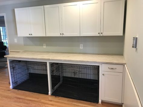 Kitchen Island Dog, Dog Room Ideas Bedrooms, Indoor Dog Room, Cats Room, Dog Room Ideas, Puppy Room, Dog Washing Station, Dog Spaces, Mudroom Laundry Room