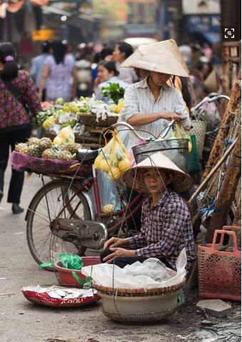 Fruit Market, Hanoi Vietnam Map, Hue Vietnam, Beautiful Vietnam, Vietnam Voyage, Vietnam Art, Fruit Market, Vietnam Food, Market Day, Ha Long