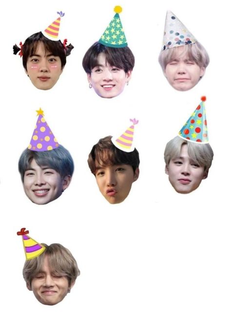 K Pop Birthday Party Ideas, Bts Birthday Card Ideas, Kpop Themed Birthday Party, Bts Birthday Party Ideas, Jungkook Birthday Cake, Bts Gift Ideas, Disney Stickers Printables, Bts Party, Kpop Birthday