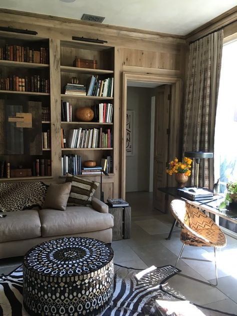 Carolyn Malone Home Library Design, Fabric Cord, Indoor Wall Sconces, Home Libraries, Library Design, Estilo Chic, Modern Farmhouse Style, Small Wall, Home Library