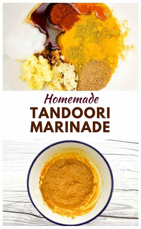 Tandoori Paste Recipe, Marinade For Tofu, Chicken Tikka Marinade, Tandoori Chicken Marinade, Tandoori Sauce, Tandoori Marinade, Tandoori Paste, Marinade Chicken, Tandoori Recipes