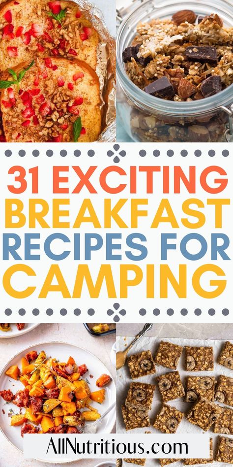 Easy Camping Breakfast Ideas, Camping Cafe, Camping Breakfast Ideas, Recipes For Camping, Camping Recipes Breakfast, Easy Camping Breakfast, Cafe Recipes, Camping Snacks, Camping Breakfast