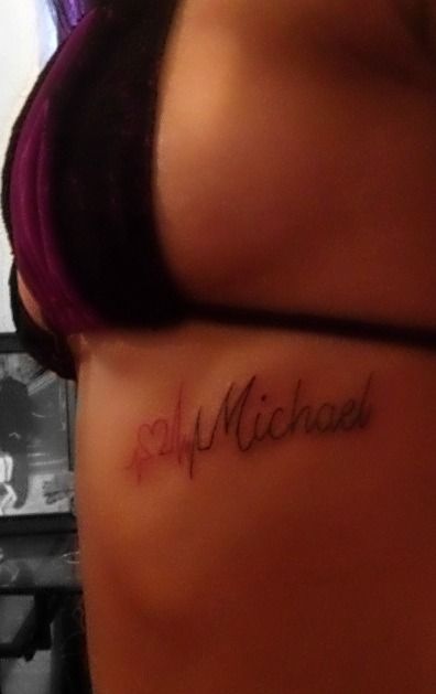 My Heart, My Life; Michael! Micheal Tattoo Name, Tattoo His Name, Mike Tattoo Name, Michael Name Tattoo, His Name Tattoo, Michael Tattoo Name, Name Tattoo With Heart, Kiss Mark Tattoo, Michelle Tattoo