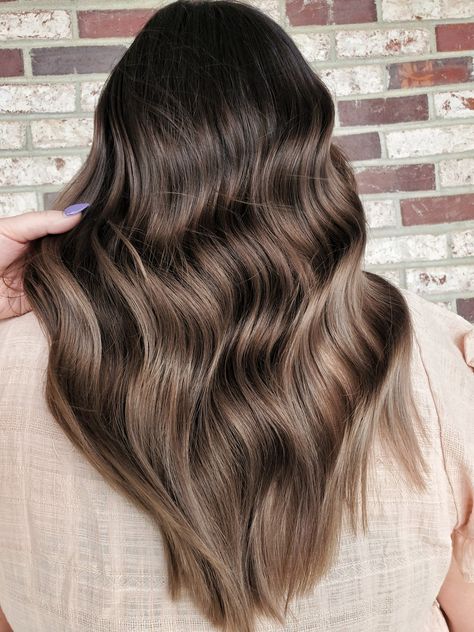 Brownie Batter Brunette, Brownie Batter Hair, Burnette Hair, Dark Brunette Hair, Brunette Color, Brown Hair Balayage, Brownie Batter, Brunette To Blonde, Hair Color And Cut