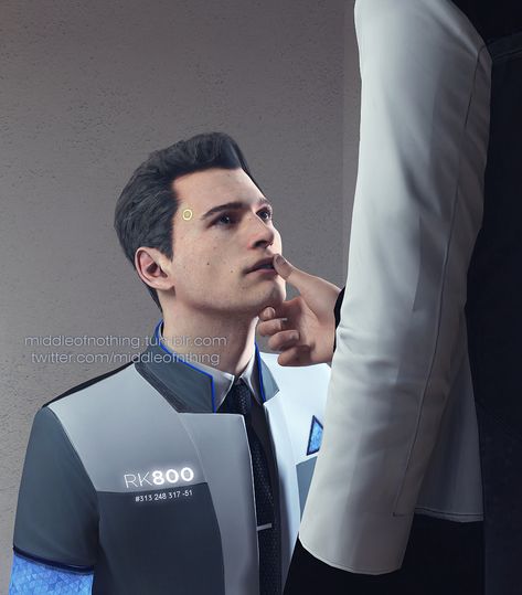 Connor Detroit Become Human Fanart, Detroit Become Human Actors, Connor Detroit Become Human, Connor Rk800, Bryan Dechart, Detroit Become Human Connor, Tv Show Couples, Detroit Being Human, Detroit Become Human