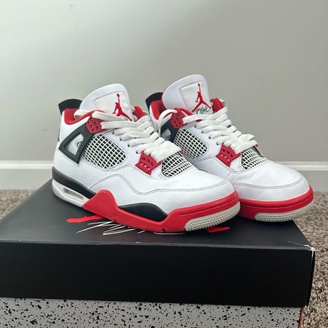 Jordan 4 Fire Red Fire Red Jordan 4, Fire Red 4s, Duke Dennis, Jordan 4 Fire Red, Jordan 4 Red, Jordan 4’s, Red Jordans, Jordan Retro 4, Nike Fashion Shoes