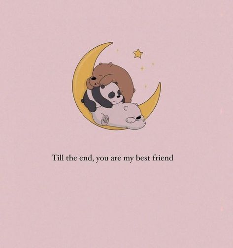 We Bare Bears Friendship, Dp For Besties, We Bare Bears Quotes, Bff Dp, Trio Quotes, Cute Disney Quotes, Best Friend Quotes Meaningful, Breathing Fire, Tiny Quotes