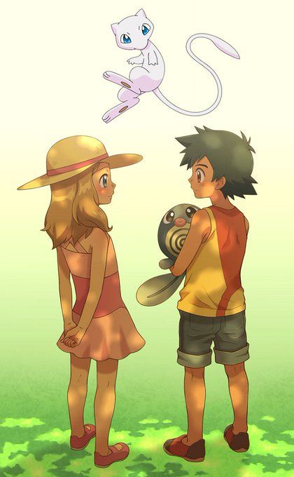 Ash X Serena, Ash And Serena, Satoshi Pokemon, Pokemon Ash And Misty, Serena Pokemon, Pokemon X And Y, Pokemon Ash And Serena, Pokemon Ash, Ash Pokemon