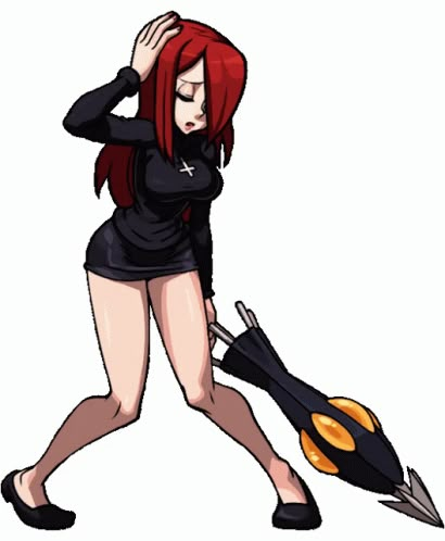 Skullgirls Gif, Skullgirls Sprites, Pixel Girl, Pixel Gif, Genos Wallpaper, Gif Png, Pixel Characters, Skull Girls, Anime Pixel