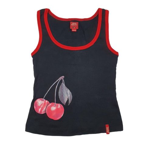 Beautiful vintage Miss Sixty glossy cherry tank... - Depop Vintage Miss Sixty, Miss Sixty Top, Y2k Cami Top, What Should I Wear Today, Y2k Cami, Virtual Wardrobe, What Should I Wear, Press Tour, Miss Sixty