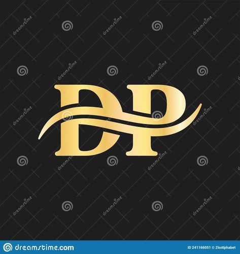 Dp Name Logo, Dp Monogram, Wave Typography, Monogram Logos, Golden Design, Logo Letter, Photo Art Gallery, Name Logo, Monogram Logo