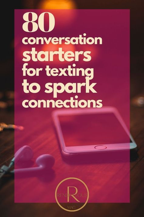 Our conversation starters for texting are perfect for making that first impression and creating initial Conversation Starters Texting Boyfriend, First Text Message Ideas, Good Convo Starters Over Text, Conversation Starters For Couples Text, Witty Conversation Starters, Flirty Conversation Starters Texting, Texting Ideas Conversation, Fun Texts To Send To Boyfriend, Morning Conversation With Him