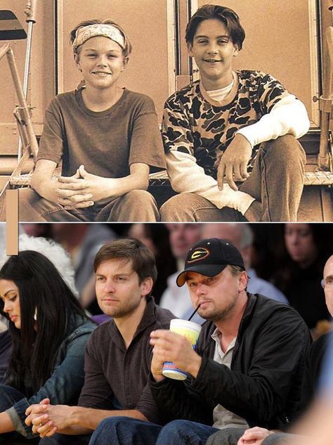 There is something to be said for friendships that become stronger through each season of life. Tobey Maguire, Young Leonardo Dicaprio, Camila Morrone, Leo Dicaprio, Actrices Hollywood, The Great Gatsby, Childhood Friends, Film Serie, Famous Faces