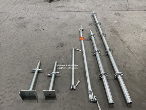 OD60mm Ringlock Scaffolding Parts and Accessories: Ringlock Standard, Ledgers, Diagonal Braces and Jack Base, U Head Jacks Hot Dip Galvanized Steel Modular Scaffold Materials to Singapore https://www.wm-scaffold.com/shore-system-ringlock... Wellmade Scaffold, China ISO 9001 & CE 50,000m2 Automatic Production Lines to Global 55 Countries Formwork Construction, Scaffolding Parts, Hot Dip, Scaffolding, Galvanized Steel, Parts And Accessories, Beams, Dip, Singapore