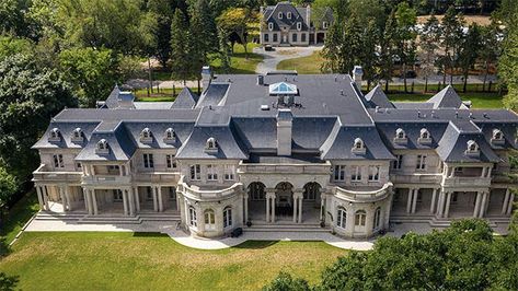 Limestone Exterior, Big Mansions, Modern Beach Homes, Majestic Tree, Mega Mansions, Slate Roof, Castle House, Mansions Luxury, Beautiful Houses