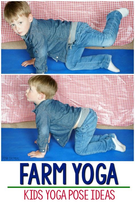 Farm Yoga, Farm Activities Preschool, Preschool Yoga, Farm Animals Preschool, Farm Lessons, Farm Animals Activities, Farm Theme Preschool, Animal Lessons, Animal Yoga