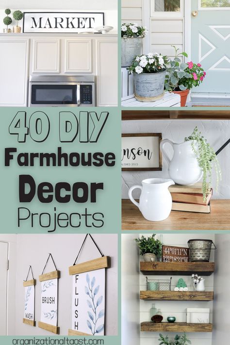 Art Deco Style Interior, Diy Farmhouse Ideas, Farmhouse Diy Projects, Diy Kitchen Projects, Modern Farmhouse Diy, Diy Rustic Home, Dekor Diy, House Decor Rustic, Diy Farmhouse Decor