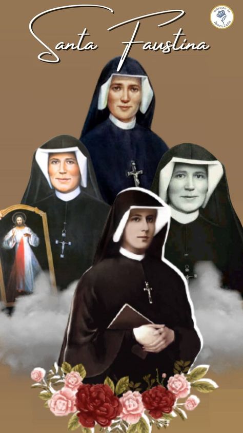 St Faustina Kowalska, Saint Antony, Faustina Kowalska, St Faustina, Church Candles, Divine Mercy, English As A Second Language, Catholic Art, Rare Photos