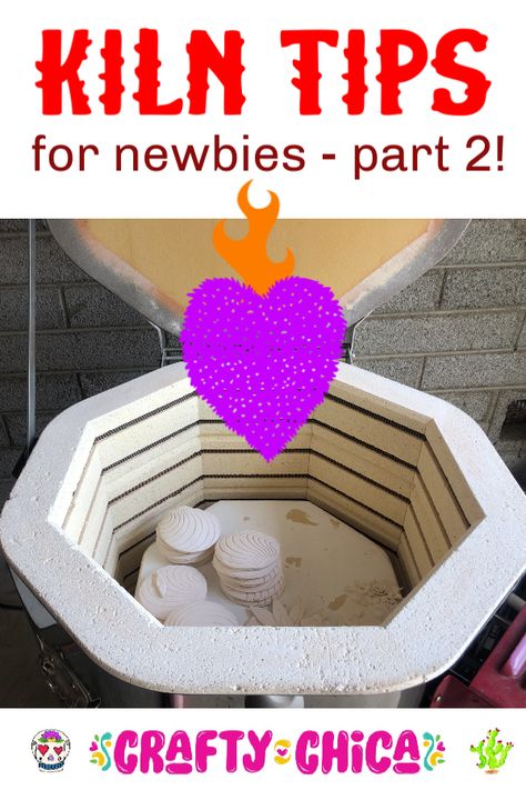 Kiln Tips for Beginners - Part 2! - The Crafty Chica Pottery Tips, Ceramic Kiln, Pottery Kiln, Beginner Pottery, Pottery Workshop, Slab Pottery, Ceramic Techniques, Ceramic Ideas, Pottery Techniques