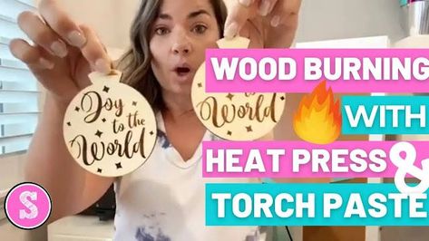 Using a heat press to activate torch paste is a complete game changer! Toss the heat gun out the window after you try this method. Come check out this video and see the supplies needed! Silhouette Cameo Beginner, Silhouette Cameo Projects Beginner, Heat Press Projects, Torch Wood, Vinyl Projects Silhouette, Silhouette School Blog, Common Knowledge, Silhouette Cameo Tutorials, Silhouette School