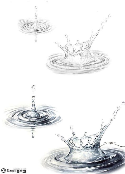 How To Draw Water Pencil, Water Drawing Simple, Water Drawing Reference, Water Sketches, Water Sketch, Chest Tattoo Ideas, Draw Water, Water Drawing, Lukisan Cat Air