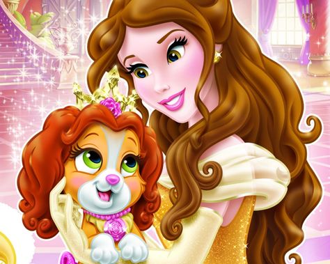 53  Princess Belle Wallpapers on WallpaperPlay Princess Pets, Disney Princess Pets, Disney Palace, Disney Princess Palace Pets, Princess Palace Pets, Princesas Disney Anime, Disney Characters Wallpaper, Disney Belle, Palace Pets