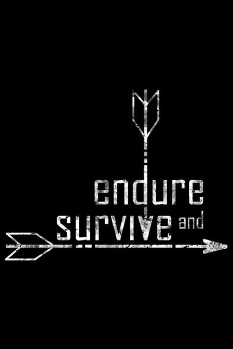 Endure and Survive Endure And Survive Tattoo Last Of Us, Endure And Survive Tattoo, Endure Tattoo, Survive Tattoo, Apocalypse Tattoo, Endure And Survive, Survival Tattoo, Lower Arm Tattoos, Summer Art Projects