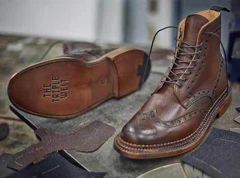 Mens Brogue Boots, Best Boots For Men, Grenson Shoes, Timeless Boots, Best Boots, Suede Chukka Boots, Suede Chukkas, Gentleman Shoes, Brogue Boots