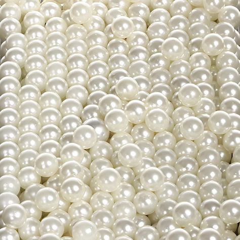 PRICES MAY VARY. BEAUTIFUL EVENT DECORATION - Beautiful polished pearls look great at any event and make perfect table scatter as well as vase fillers for home decoration. Comes in an 0.5 kg bag, 1700- pearls in each bag. No holes: There are no holes, so you can't use the pearls for string.Please note these are faux pearls.Pearls Diameter:8mm. Round pearl beans with smooth surface which prevents your makeup holder or flower vase from scratching.The Pearls can be used for an unlimited number of t Birthday Party Home, Party Home Decoration, Gel Beads, Diy Jewelry Necklace, Pearls Diy, Creative Arts And Crafts, Vase Fillers, Casting Jewelry, It Cosmetics Brushes