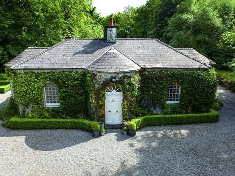 Savills and James L.Murtagh are delighted to present Forgney Lodge. This is an attractive, well proportioned former gate lodge built in c.1860 to serve the main entrance to Newcastle House. Newcastle House was once the seat of King – Harman family who owned the largest estate in Co. Longford in the 19th century. Nearby is the church of St.Munis - the present building replaced the church where writer Oliver Goldsmith born in 1728 in nearby Pallas – was baptised. Gate Lodge, Lodge Ideas, Historic Homes For Sale, Lodge House, Oliver Goldsmith, Homes Exterior, Bungalow Exterior, Houses Ideas, Gate House