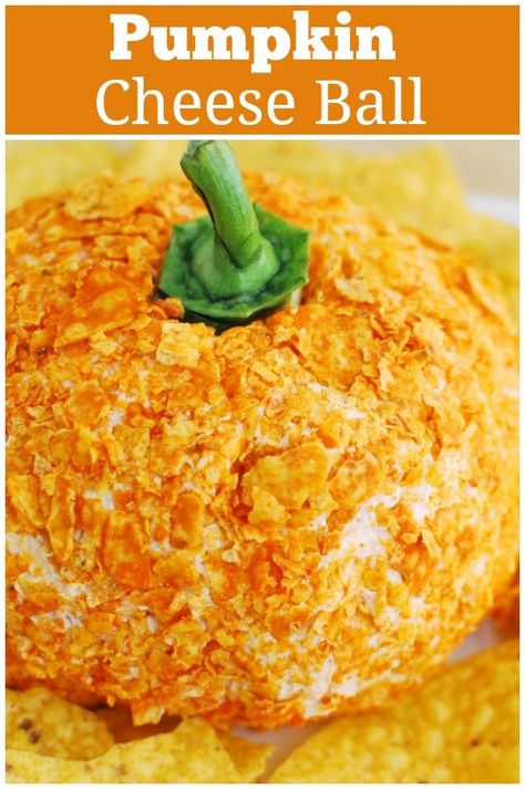 Savory Cheese Ball, Pumpkin Cheeseball, Doritos Cheese, Pumpkin Cheese Ball, Cheddar Cheese Ball, Fake Ginger, Savory Cheese, Family Fresh Meals, Cheese Ball Recipes