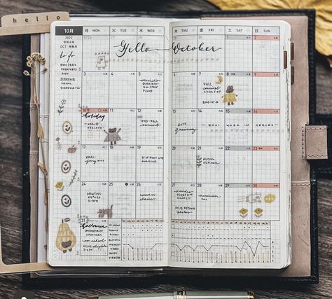 Hobonichi Weeks Monthly Layout Ideas, Hobonichi Monthly Layout, Hobonichi Weeks Monthly Layout, Hobonichi Monthly Spread, Hobonichi Weeks Setup, Hobonichi Weeks Layout Ideas, Hobonichi Layout, Planner Hobonichi, Hobo Weeks