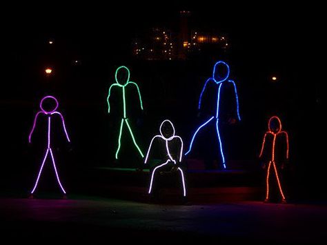 Pin for Later: Ghoulish Products to Help You Have the Most Geek-Chic Halloween Ever LED Stick Figure Costume Stick Man Costume, Stick Figure Costume, Costumes 2023, Best Group Halloween Costumes, Halloween Group, Cute Group Halloween Costumes, Led Stick, Festival Ideas, Shock And Awe