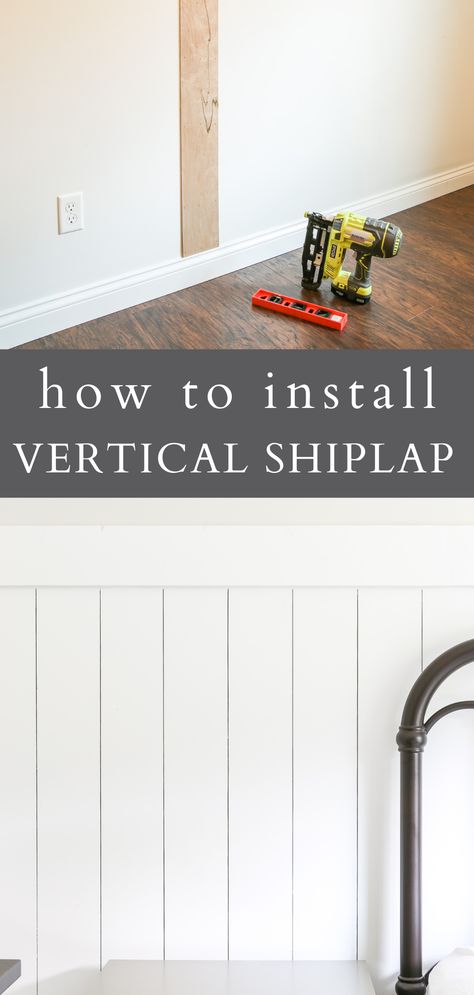 Shiplap Hallway, Shiplap Accent Walls, Shiplap Wall Decor, Vertical Shiplap Wall, Shiplap Entryway, Shiplap Bedroom, Shiplap Wall Ideas, Shiplap Paneling, Vertical Shiplap